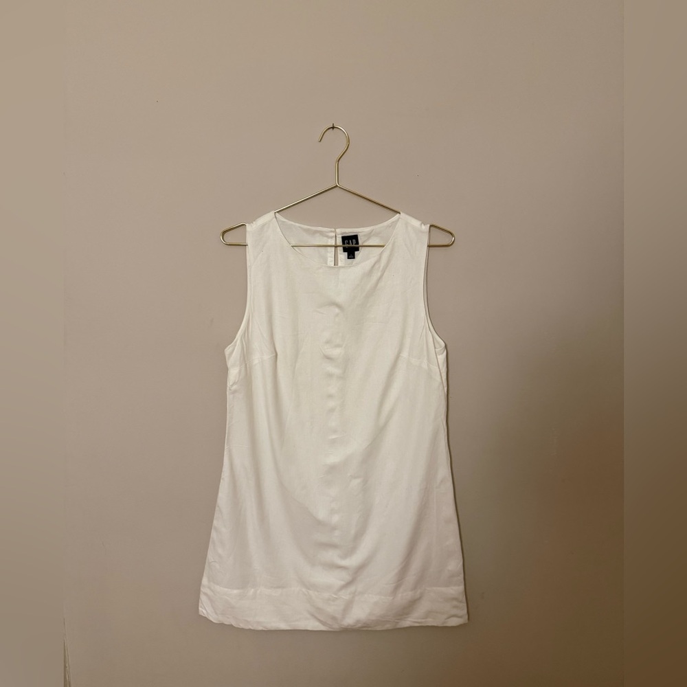 Linen shift dress